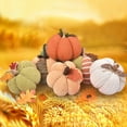 thumbnail image 6 of Usloyux Under $5 Pumpkin Throw Pillow, Fall Decorative Shaped Cushion for Sofa, Handmade Seasonal Home Decor Accent, Soft Plush Autumn Harvest Display Centerpiece Decor, 6 of 9
