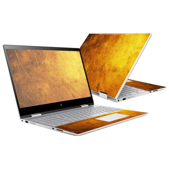 MightySkins HPENVY1517-Textured Gold Skin for HP Envy x360 15 in. 2017 - Textured Gold
