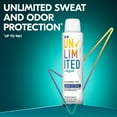 thumbnail image 4 of Degree Unlimited Long Lasting Antiperspirant Deodorant Dry Spray, Marine, 3.8 oz, 4 of 13