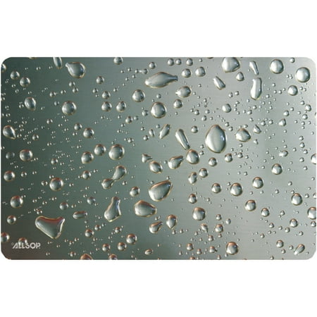 UPC: 0035286296489 | Allsop 29648 Widescreen Metallic Raindrop Mouse Pad