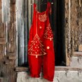 thumbnail image 1 of LSLJS Women Christmas Print Jumpsuit Summer Sleeveless Backless Loose Long Playsuits Rompers Jumpsuit, 1 of 5