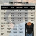 thumbnail image 4 of Women's Ribbed Knit Henley Shirts Casual Fall Long Sleeve Scoop Neck Blouses Basic T Shirts 2026 Slim Fit Pullover Top, 4 of 6