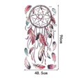 thumbnail image 5 of Pegatinas de pared extraíbles Dreamcatcher de 96 cm x 48,5 cm Adhesivos de pared de vinilo de dibujos animados Decoración de pared Papel tapiz para habitación de niñas Dormitorio de niños, 5 of 5