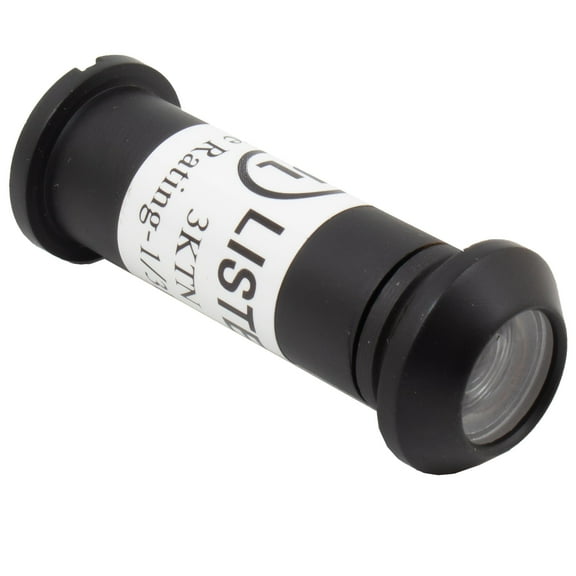 UL-Rated Door Viewer, 160 Degrees, 1/2" Bore Hole, Adjusts from 1-3/8" to 2-1/4", Matte Black by Stone Harbor Hardware