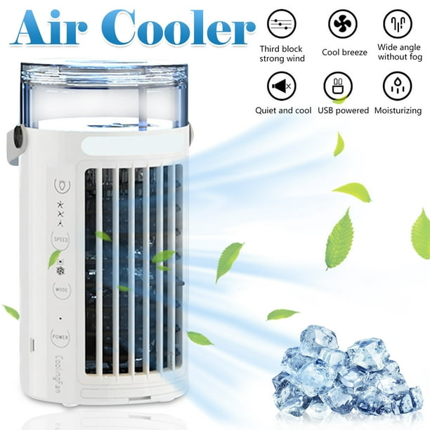 Batterie Ventilateur de brouillard à jet d'eau portable Électrique USB  Rechargeable Portable Portable Mini Ventilateur Refroidissement  Climatisation
