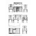 thumbnail image 2 of Vision Studio 11x14 White Modern Wood Framed Museum Art Print Titled - Custom Furniture Blueprint I, 2 of 4