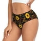 thumbnail image 2 of Fotbe Sunflowers Leaves Calzones Estampados para Mujer – Ropa Interior de Algodón, Cómoda, Suave y Elástica-Small, 2 of 6
