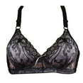 thumbnail image 2 of GaThRRgYP Bras for Women Clearance Woman's Solid Color Comfortable Hollow Out Perspective Bra Underwear No Rims, 2 of 3