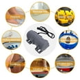 thumbnail image 3 of 3650 DC Vibration Motor with Adjustable Speed Double Eccentric Wheel Vibrating Motor for Massaging Bed 3800RPM, 3 of 7
