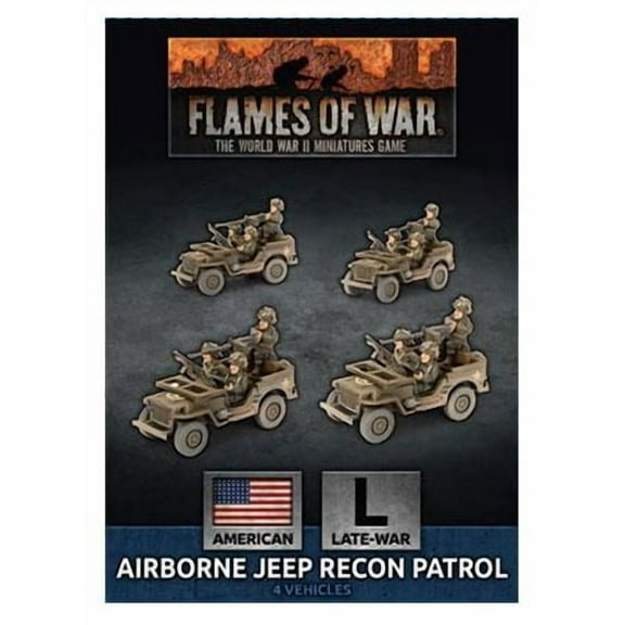 Flames of War: American Airborne Jeep Recon Patrol (Late-War)