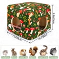 thumbnail image 2 of Methold Casa de madera para hámster, para niños, para espacios pequeños, de bajo mantenimiento, súper suave. Hábitats y jaulas para animales pequeños rosa, 2 of 6