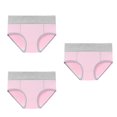 thumbnail image 2 of HUPOM Women'S Underwear Funny Underwear For Women Medium waist Elastic Waist Solid Briefs Pink 2XL, 2 of 6
