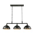 thumbnail image 1 of Mulvaney 3 Light Billiard Light In Black/Brushed Gold Accents, 1 of 1