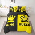 thumbnail image 2 of Castle Fairy King And Queen Crown Bedding Comforter Set 7-Piece for Girls Female Women,Romantic Valentine's Day King Bedding Sets,Couple Lover Ultra Soft Bed Sheets,Lightweight Room Decor,Reversible, 2 of 8
