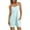 Sky Blue, variant on Yuanlook Women's Casual Rompers,Sleeveless Jumpsuits Loose Strap Shorts Overalls Trendy Outfits with Pockets - Green - M