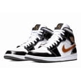 thumbnail image 1 of Ni - ke Air Jordan 1 Mid Patent 'Black Gold' 852542-007 Basketball Shoes 100%AUTHENTIC, 1 of 5
