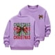 thumbnail image 2 of Cowsor Girls Sweatshirts Kids Cute Graphic Crewneck Pullover Tops Xmas Long Sleeve Holiday Shirts, 2 of 5