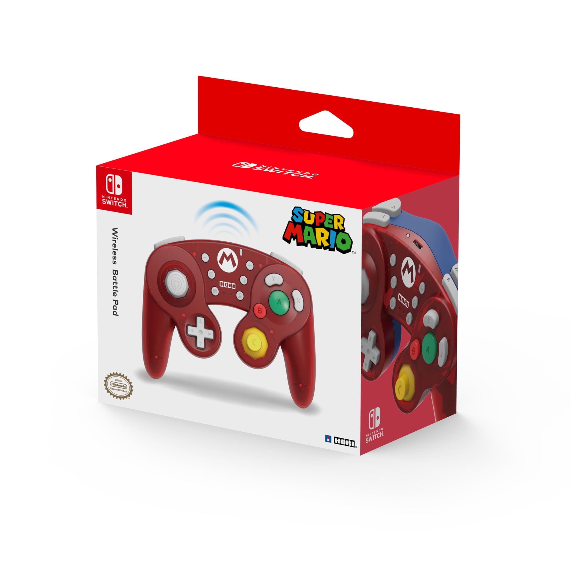 Hori - Red, Super Mario Nintendo Switch, Video Game Battle Pad - Walmart.com
