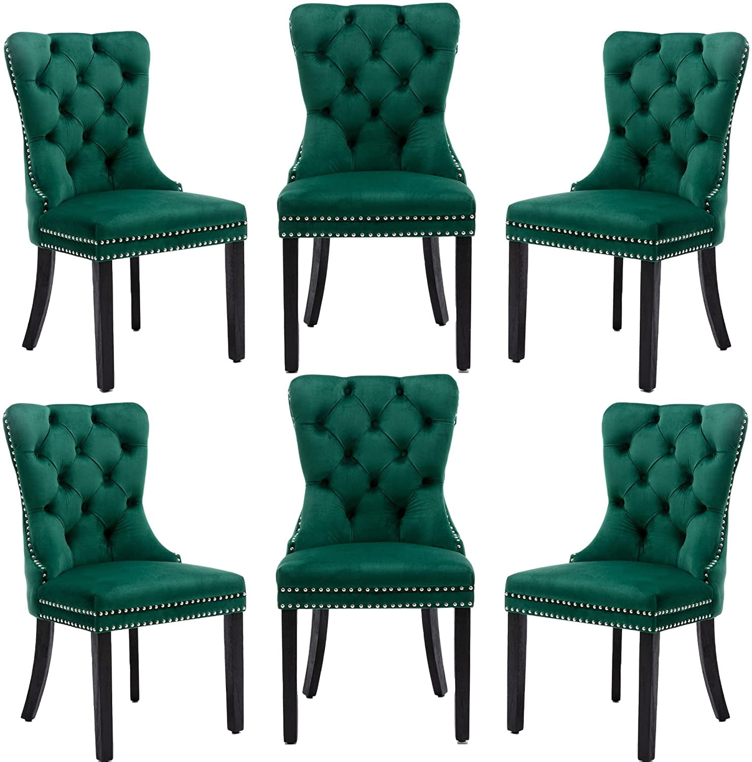 happy homeDining Chairs Set of 6 Dining Room Chair Upholstered Modern