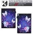 thumbnail image 2 of iPad 10.2 Case, iPad 10.5 Case, Dteck Folio Case for iPad 8th Generation / iPad 7th Gen / iPad Air 3 / iPad Pro 10.5, Auto Wake Sleep Cover Stand Case with Card Slots/Stylus Holder, Purple Butterfly, 2 of 5