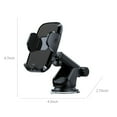 thumbnail image 3 of HAOANCar Air Vent Phone Mount - Safe & Non-obstructive View  Heat & Cold Dispersion for Optimal Phone Temperature  Secure Elastic Socket Lock  Damping Silicone Clamp for Scratch-free Grip, 3 of 9