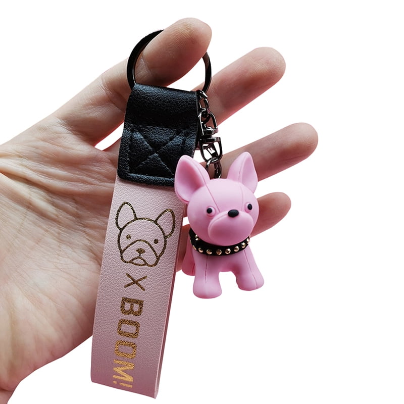 Gift Cute Alloy Dog Pattern Handbag Bag Pendant Ornament Key Holder Key Chain 
