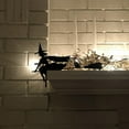 thumbnail image 1 of Letrero de esquina de puerta de Halloween, araña de bruja de madera, decoración de Halloween, letrero de bruja de Halloween, decoración de otoño, 1 of 7