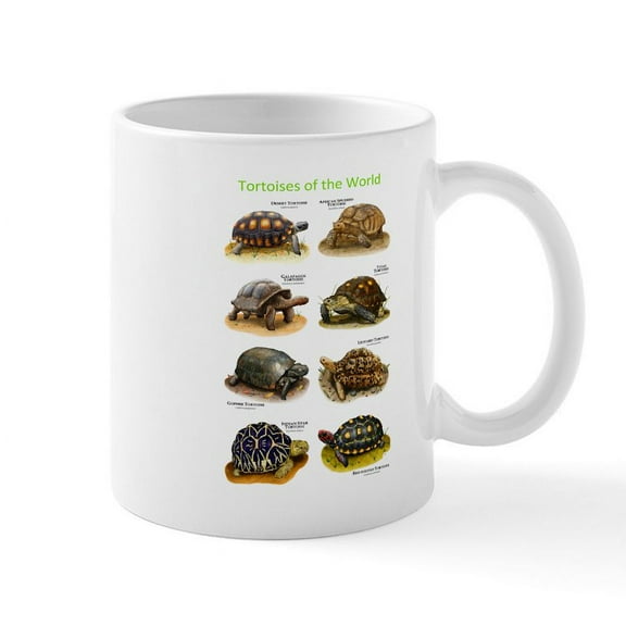 CafePress - Tortoises Of The World Mug - 11 oz Ceramic Mug - Novelty Coffee Tea Cup