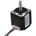 thumbnail image 3 of NEMA 11 28 Motor Paso a HíBrido 1.8 Grados 2 Fases 4 Cables de 32 Mm para Enrutador CNC, 3 of 8