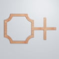 thumbnail image 5 of Ekena Millwork 26 7/8"W x 15 3/8"H x 1/4"T Medium Bradley Decorative Fretwork Wood Wall Panels, Cherry, 5 of 14