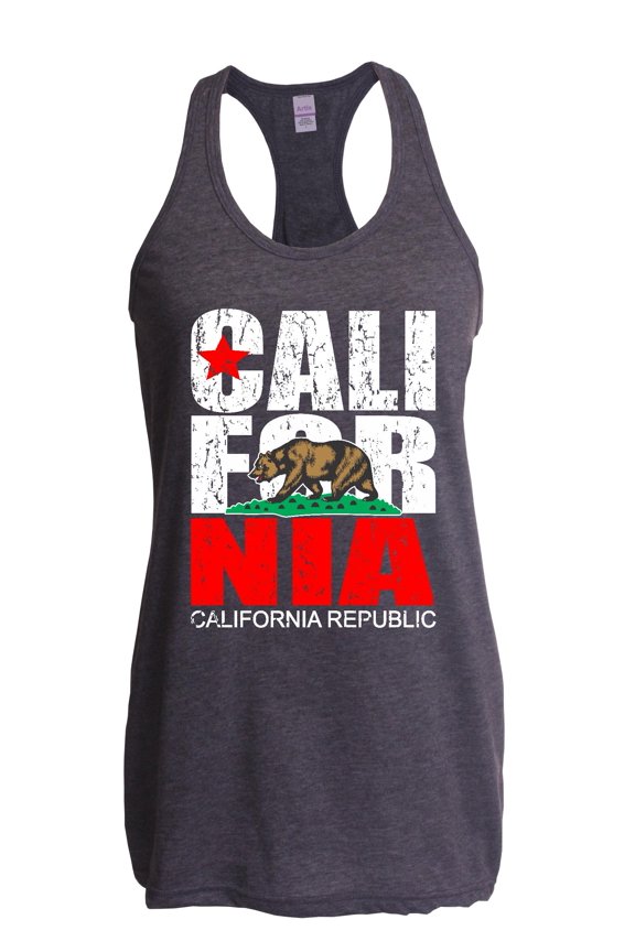 Women's Racerback Tank Top - California Cali