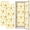 Color 1, variant on Classroom 2 Pcs School Locker Magnetic Wallpaper 12" x 36" Cute Honeycomb Daisies Honey Pots Reusable Removable Locker Accessories Back to School Supplies