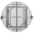 thumbnail image 5 of UBesGoo 48" Round Folding Table 4 Ft Plastic Dining Table for Outdoors and Indoors, Picnic Round Table, Portable Table, White, 5 of 11