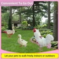 thumbnail image 4 of Chicken Diapers Bantam Hens - Reusable 3-Piece Set with Bow Ties Poultry Nappies Washable Waterproof for Geese Pet Ducks Silkie, 4 of 6