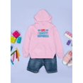 thumbnail image 3 of Life Liberty Happiness Neon Hoodie Juniors -Image by Shutterstock,  Medium, 3 of 4