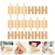 thumbnail image 2 of FELTECHELECTR 18 piezas de accesorios para vías de tren, vías de tren de madera, bloques para ensamblar, vías de tren de juguete de madera, 2 of 6