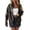 Dark Grey, variant on Women's Faux Leather Jackets Fall Long Sleeve Bomber Jacket Zip Up Motorcycle Coats Winter Clothes