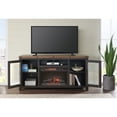 thumbnail image 5 of Martin Svensson Home Bolton 65" TV Stand w/ Electric Fireplace Black and Natural, 5 of 7