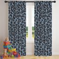 thumbnail image 5 of Blackout Kids Curtains,Black Leopard Pattern Childrens Insulated Curtains Set Of 2,Bedroom Essentials,Toddler Room Decor 42"x84", 5 of 5