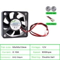 thumbnail image 4 of ACP5015 5cm 50mm fan 50x50x15mm DC5V 12V 24V 2pin Cooling fan for chassis power supply charger inverter, 4 of 7