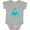 AC-Heather Grey, variant on Inktastic Blue Monster Boys or Girls Baby Bodysuit