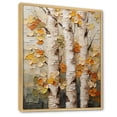 thumbnail image 2 of Designart "Minimalist Elegance American Basswood I" Landscapes Framed Wall Art - Country Orange Tree Entryway Framed Wall Art Print, 2 of 6