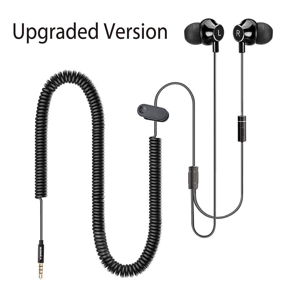 Headphones for TV with LONG CORD Earbuds, 12FT/3.5M Extension Cable