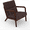 Lamb fleece brown, variant on Modern Mid-Century Accent Chair – Wide-Wale Corduroy Lounge Armchair with Lumbar Pillow, Sturdy Wood Frame – Comfortable Reading Chair for Living Room, Bedroom, Office – 5mm Corduroy, Brown