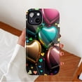 thumbnail image 2 of Heart - shaped Foil Balloon Heart Design iPhone Case Valentine's Day Gift for Couples Lovers Compatible with iPhone 11/12/13/14/15/16 (Pro Max/Plus), 2 of 9