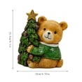 thumbnail image 2 of 2026 Christmas Indoor Decoration Christmas Resin Bear Ornament, 2 of 7