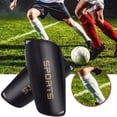 thumbnail image 5 of 1 pieza de protectores de piernas de fútbol, almohadillas para espinillas de fútbol para adultos, material de PVC duro, calcetines antideslizantes, espinilleras protectoras deportivas profesionales, 5 of 5