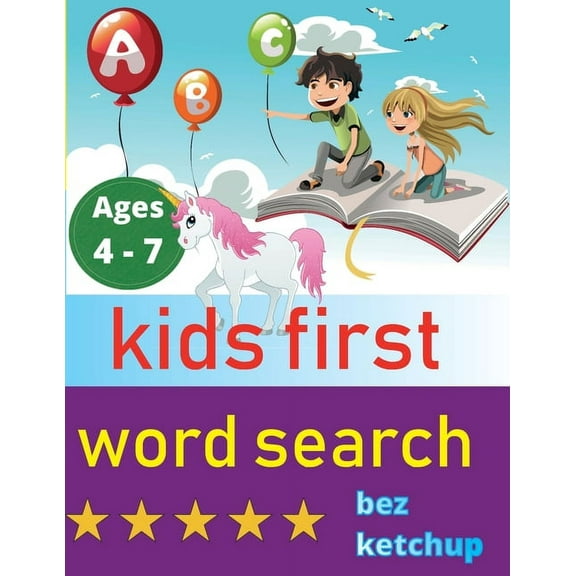 Learning Word Search kids first word search: Easy Large Print Word Find Puzzles for Kids - Color in the words!, Book 1, (Paperback)