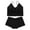 Black, variant on YEJIMAN Underwear for Women Female Lace Seamless Vest Ultrathin Padded Bra Sets Ladies Underwear Brief Set Lingerie Sets