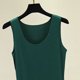 thumbnail image 5 of Camisón largo de poliéster para mujer, sin mangas, cuello redondo, color liso, holgado, para el hogar, 5 of 6
